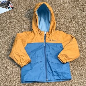 Columbia Mustard and Blue Kids' Jacket